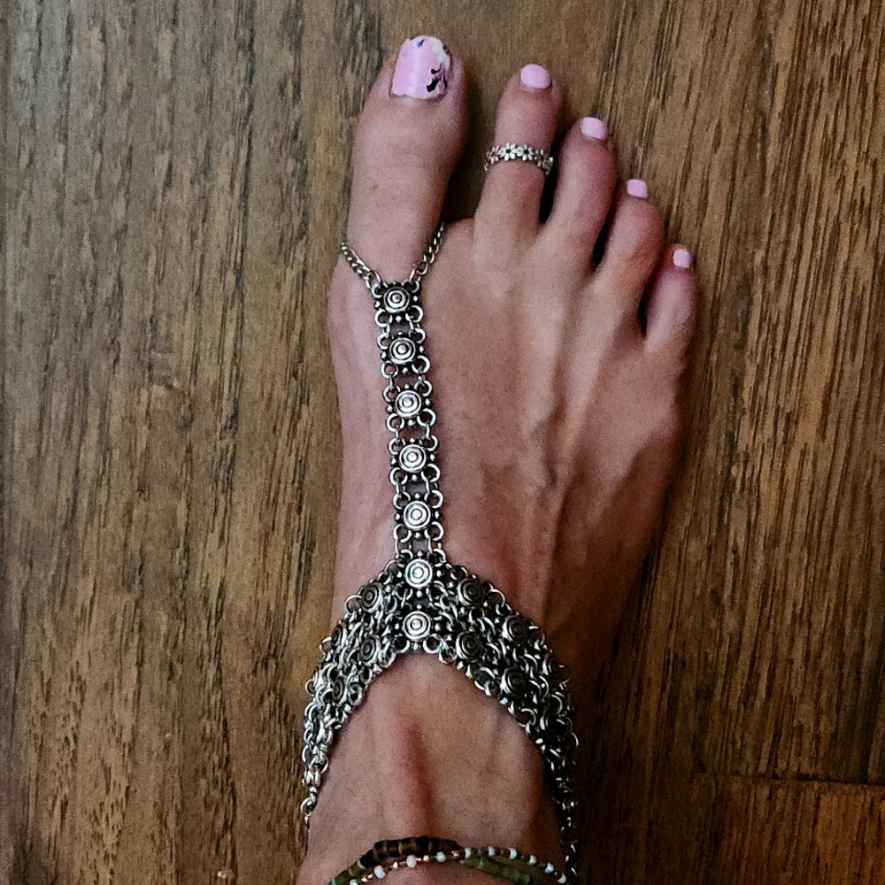 Bohemian Toe Anklet